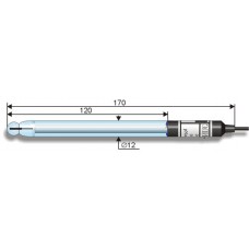 рН-электрод лабораторный ЭС-10301/7 (0...14 рН, 20...100 °С)