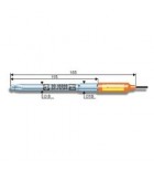рН-электрод лабораторный ЭС-10308/4 (0...14 рН, 20...100 °С) полумикро