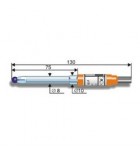 рН-электрод лабораторный ЭС-10607/4 (0...12 рН, 0...100 °С) к рН-150