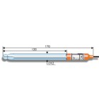 рН-электрод лабораторный твердоконтактный ЭСТ-0301 (0...14 рН, 25...100 °С)