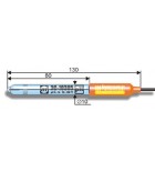 рН-электрод промышленный повышенной прочности ЭС-10305/4 (0...14 рН, 25...100 °С)