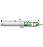 рН-электрод комбинированный ЭСК-10607/4 (0...12 рН, 0...80 °С) одноключевой, пластиковый корпус