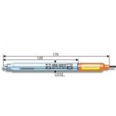 рН-электрод комбинированный промышленный ЭСК-10317/7 (0...14 рН, 20...100 °С) одноключевой, загущенный электролит