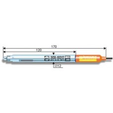 рН-электрод комбинированный промышленный ЭСК-10617/4 (0...12 рН, 0...100 °С) одноключевой, загущенный электролит